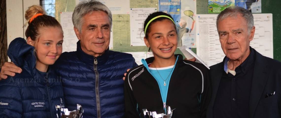 Asia Serafini e Alessandra Simone premiate da Faccini e Argentieri
